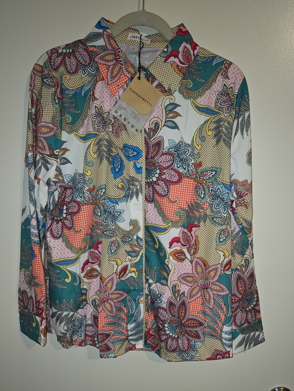 Multicolor Floral Button-Down Blouse